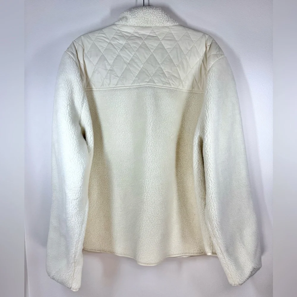 NWT Barbour Women's Plus Size White Quilted Jacket‎ Size 3X